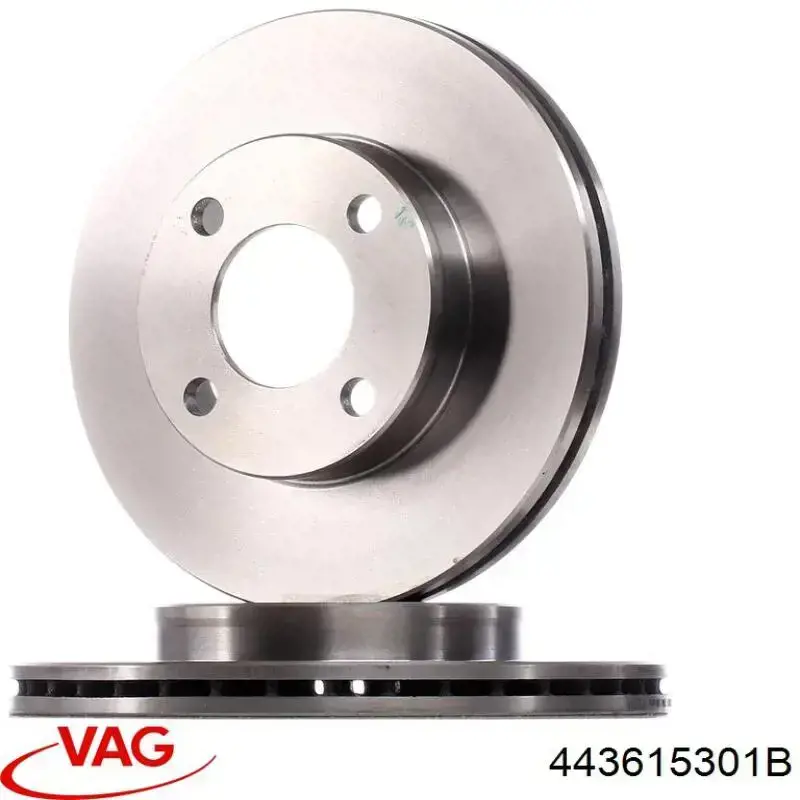 Disco de freno 443615301B VAG