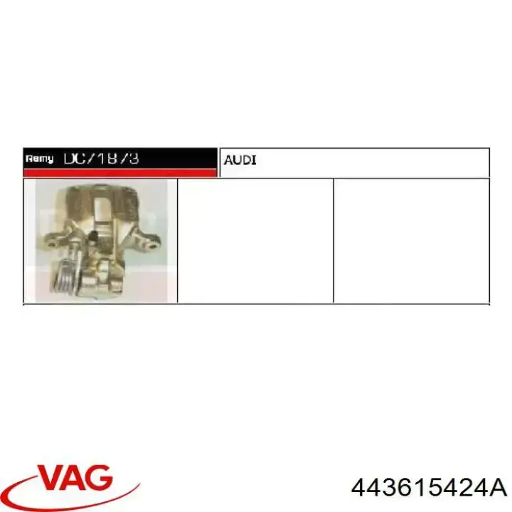 Pinza de freno delantera derecha VAG 443615424A precio, desde 68,24 EUR