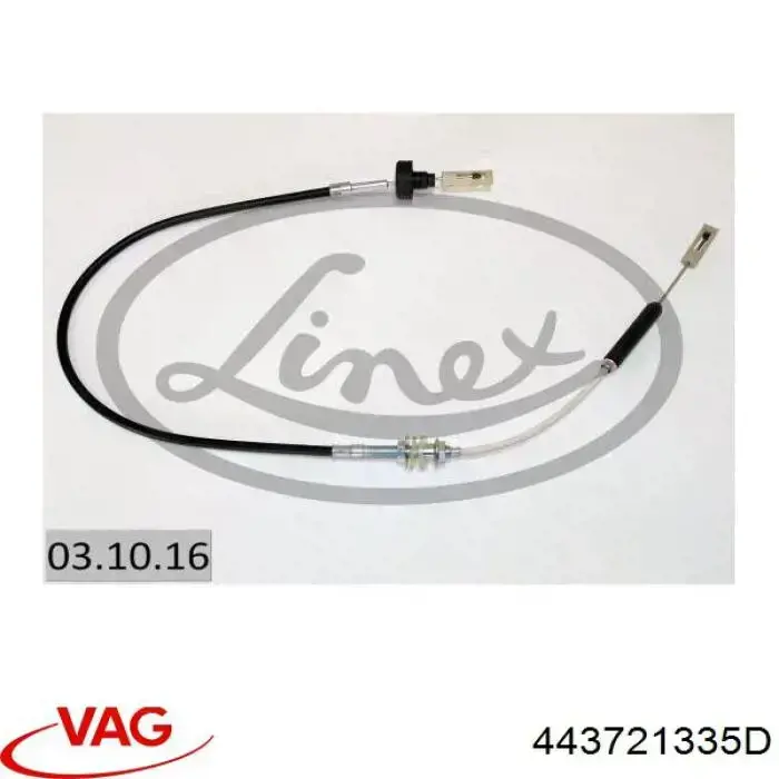 Comprar Cable de embrague Audi 100 C3 44, 44Q