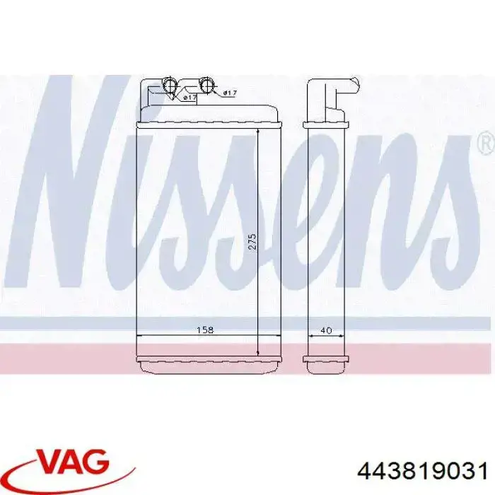 Comprar 443819031 VAG Radiador calefacción