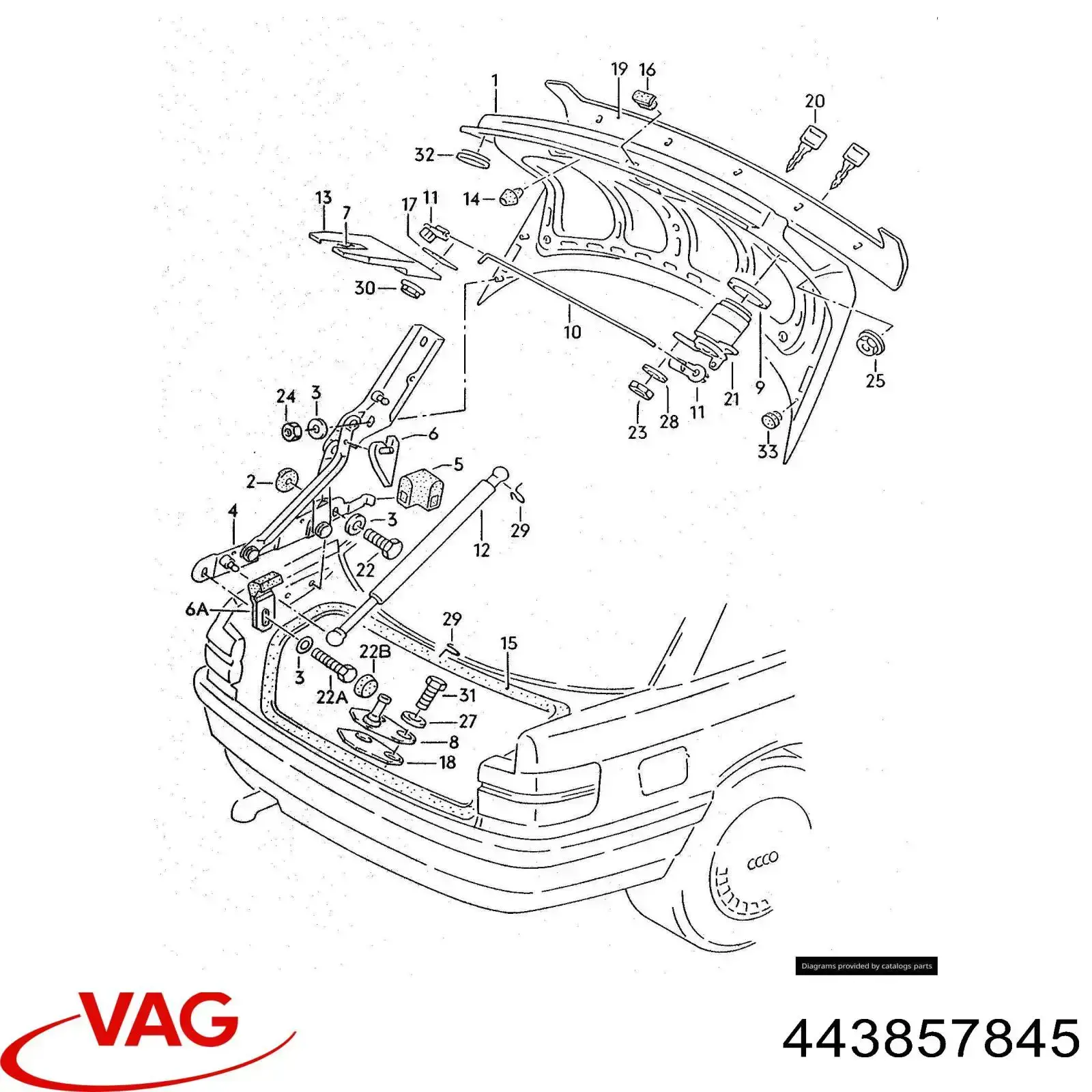  VAG 443857845 precio, desde  EUR