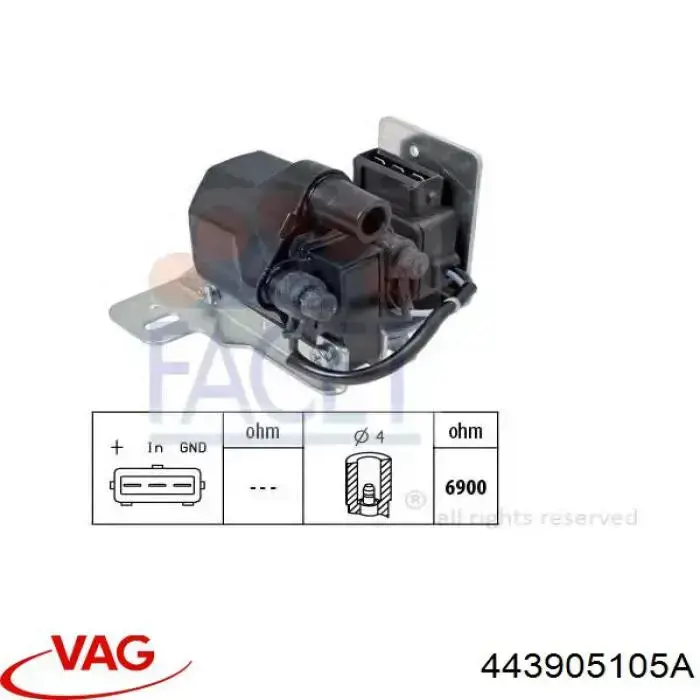Comprar 443905105A VAG Bobina