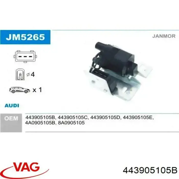 Comprar 443905105B VAG Modulo de encendido