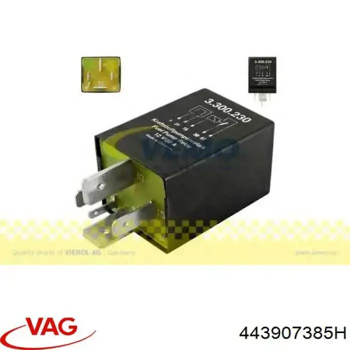 Comprar 443907385H VAG Relé de bomba eléctrica de combustible