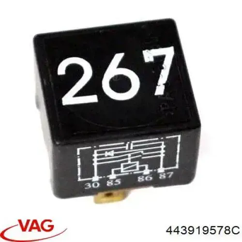 Comprar 443919578C VAG Relé del aire acondicionado