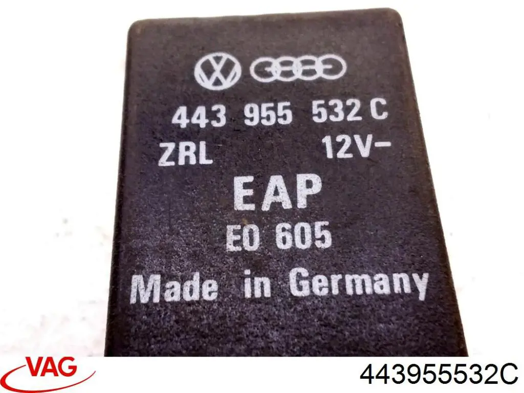 Comprar 443955532C VAG Regulador de velocidad del ventilador de refrigeración (unidad de control)