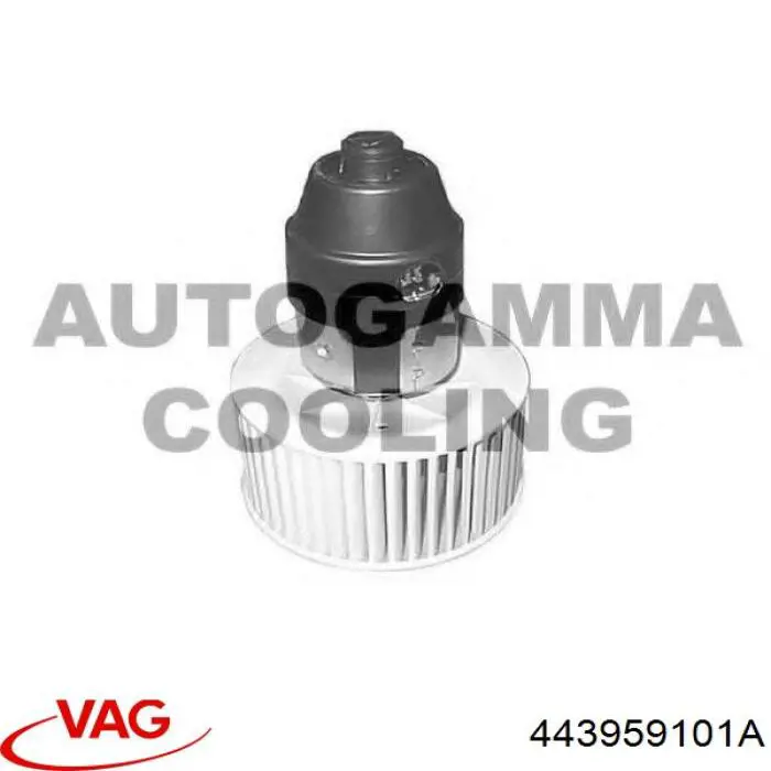 443959101A VAG motor eléctrico, ventilador habitáculo
