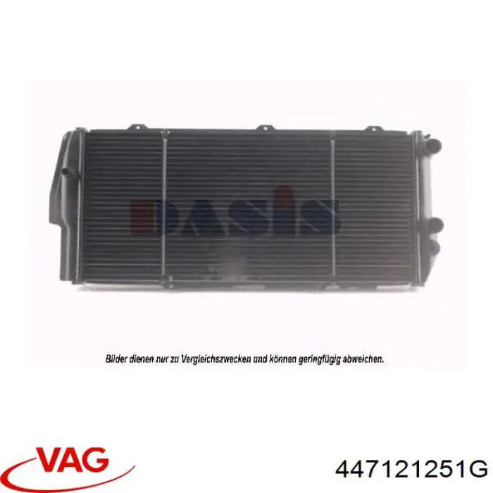 447121251G VAG radiador refrigeración del motor