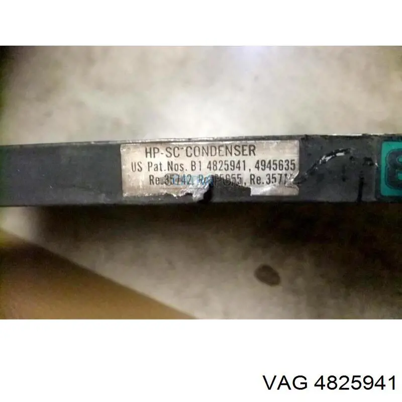 Aire acondicionado capacitor VAG 4825941 precio, desde 53,55 EUR