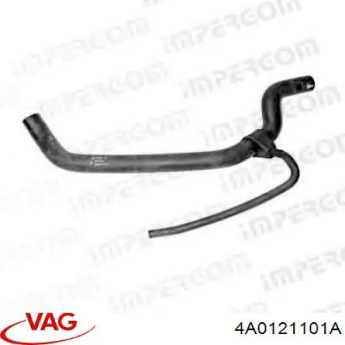 Manguera superior del radiador VAG 4A0121101A precio, desde  