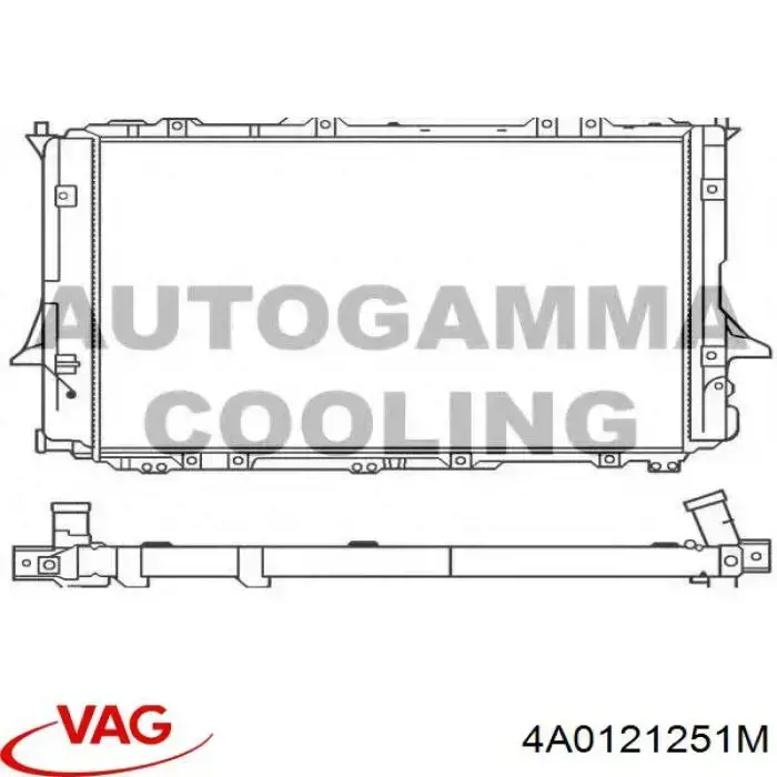 Comprar 4A0121251M VAG Radiador de auto