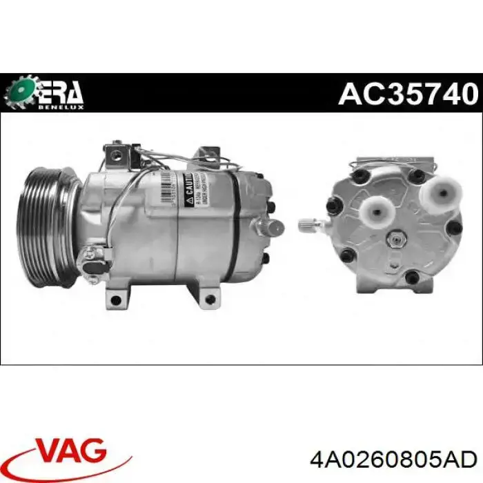 Compresor ac VAG 4A0260805AD precio, desde 106,00 EUR