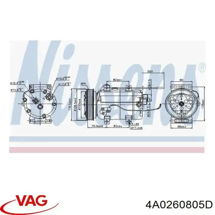 Compresor ac VAG 4A0260805D precio, desde 90,02 EUR