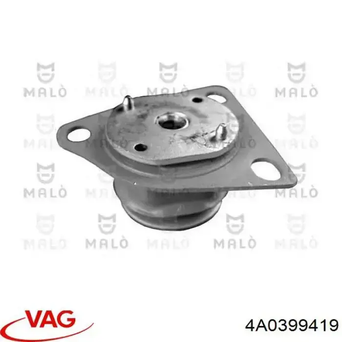 Buje silencioso del subchasis delantero 4A0399419 VAG