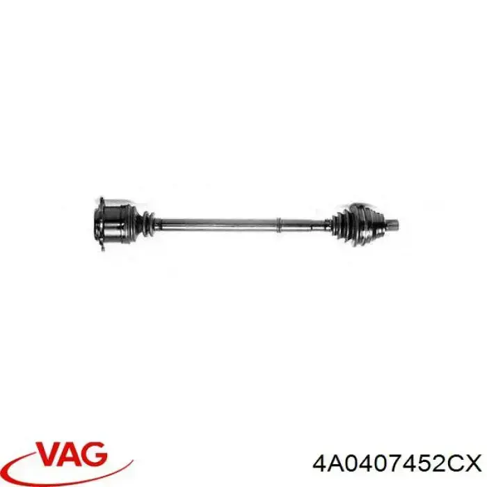 Comprar 4A0407452CX VAG Semieje delantero izquierdo