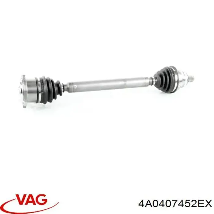 Semieje delantero derecho VAG 4A0407452EX precio, desde 68,24 EUR