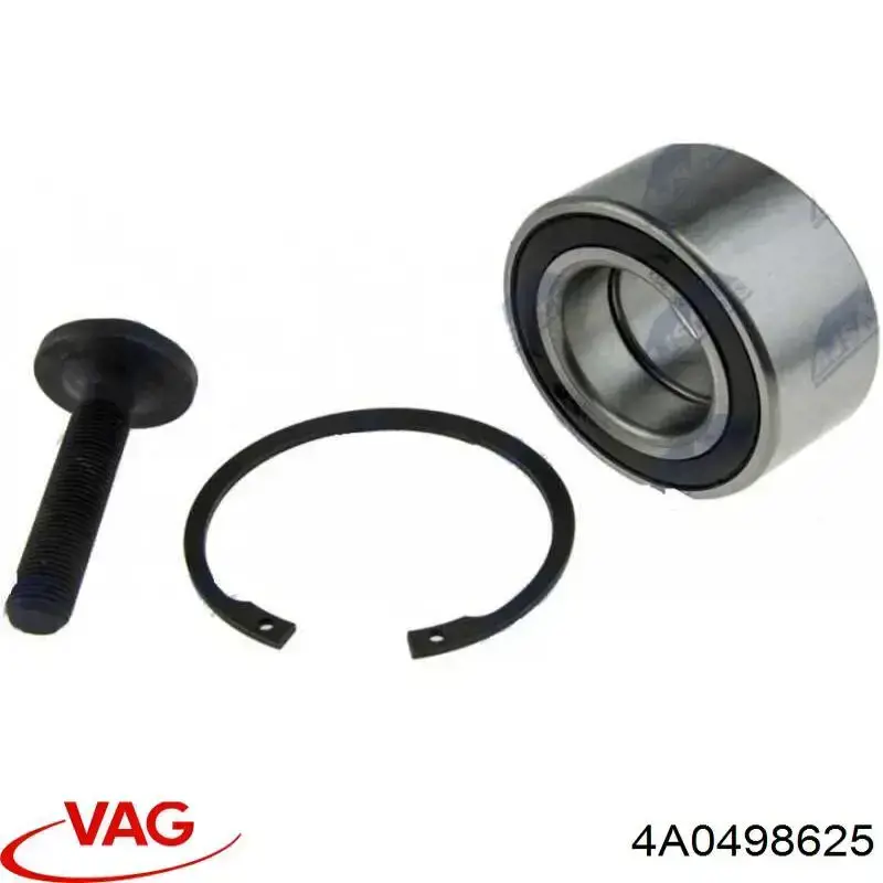Cojinete de cubo delantero/trasero 4A0498625 VAG