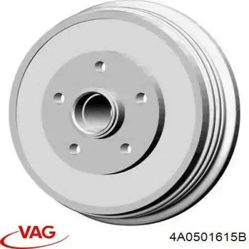 Tambor de freno trasero VAG 4A0501615B precio, desde 57,44 EUR
