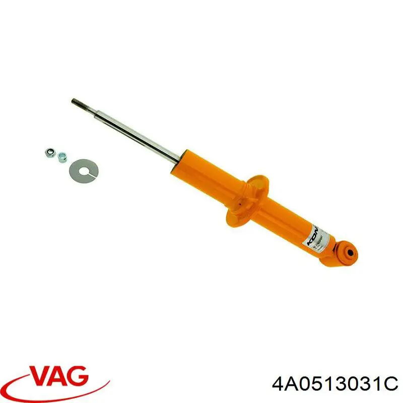 Amortiguador trasero VAG 4A0513031C precio, desde 81,28 EUR