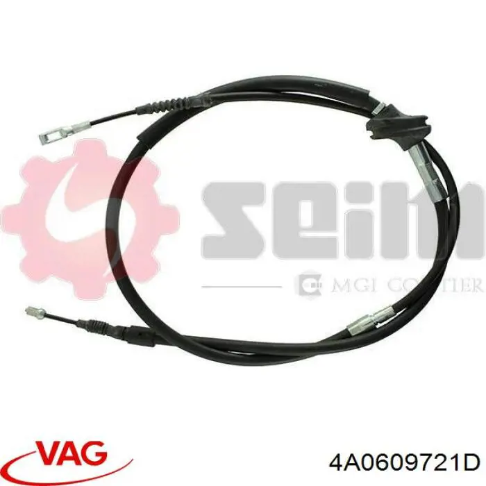 Cable de freno de mano trasero derecho/izquierdo 909293 SPJ