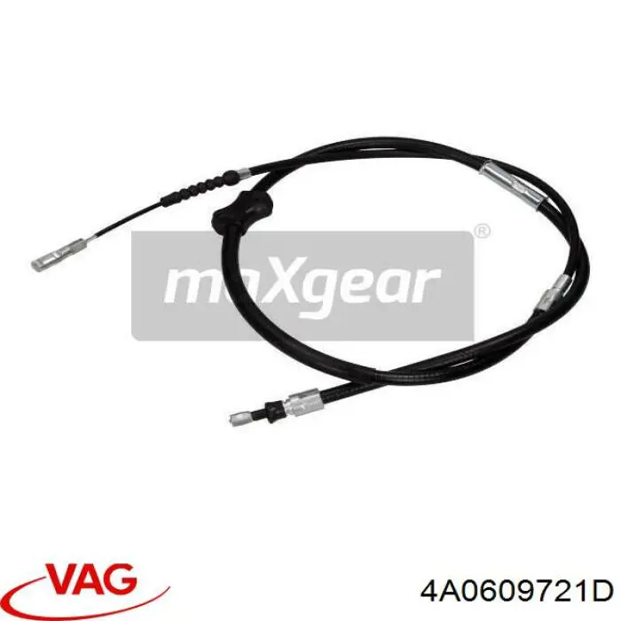 4A0609721D VAG cable de freno de mano trasero derecho/izquierdo