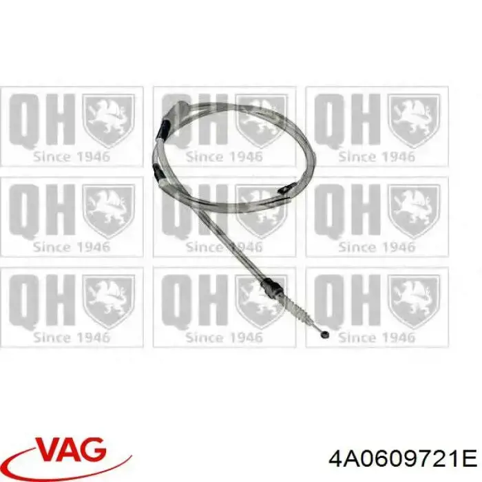Cable de freno de mano trasero derecho/izquierdo VAG 4A0609721E precio, desde 17,62 EUR