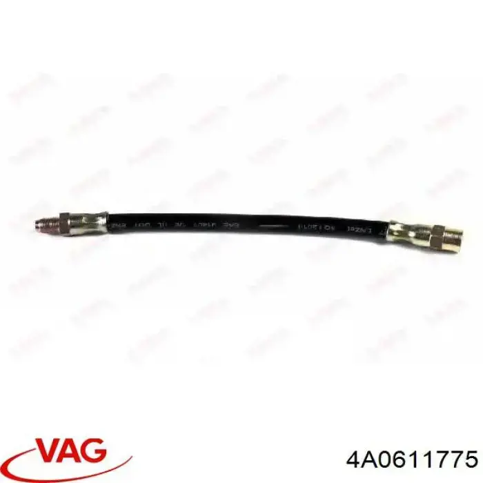 Tubo flexible de frenos trasero