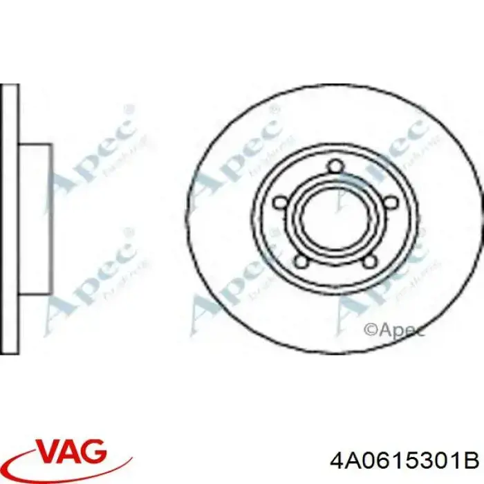 Comprar 4A0615301B VAG Freno de disco delantero