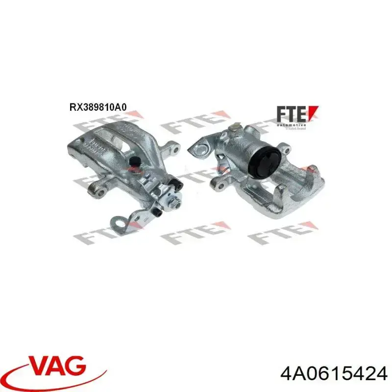 Comprar 4A0615424 VAG Pinza de freno trasera derecha