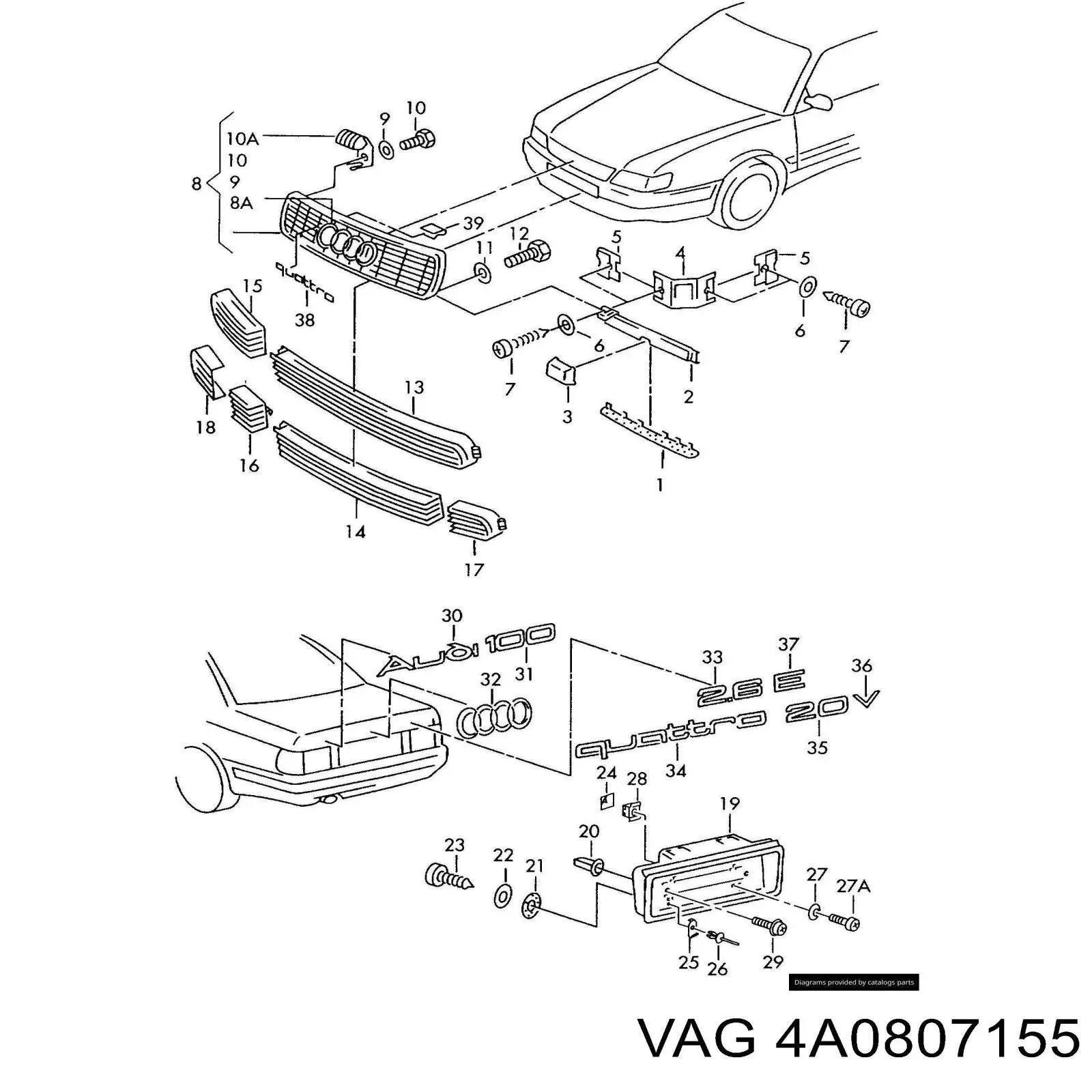  VAG 4A0807155 precio, desde  