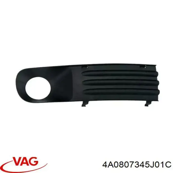 Comprar 4A0807345J01C VAG Rejilla izquierda del parachoques delantero