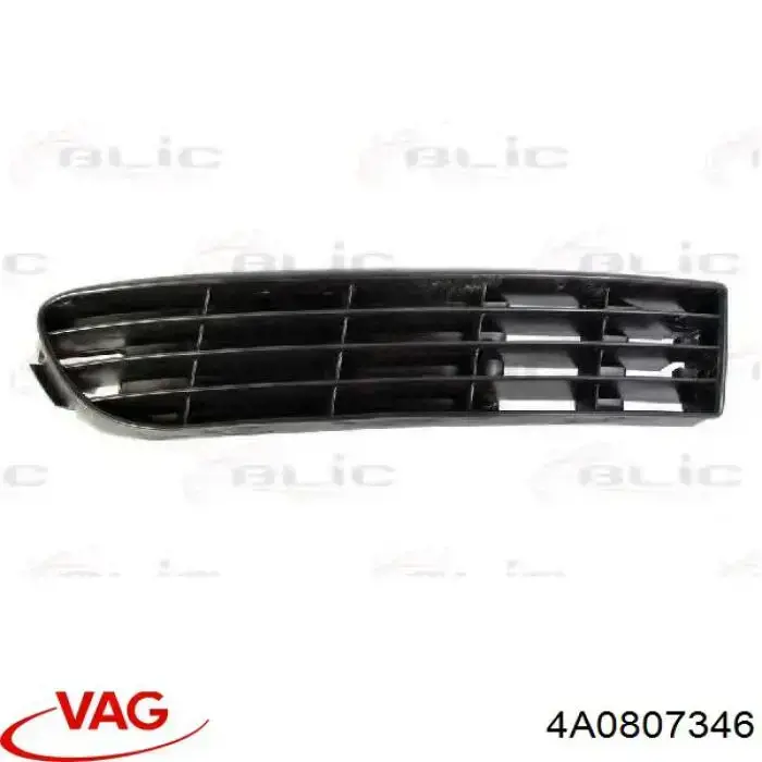 4A080734601C VAG Rejilla derecha del parachoques delantero