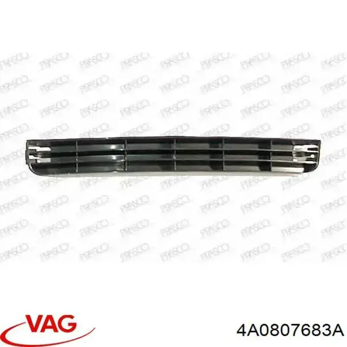 4A0807683A VAG Rejilla superior derecha del parachoques delantero