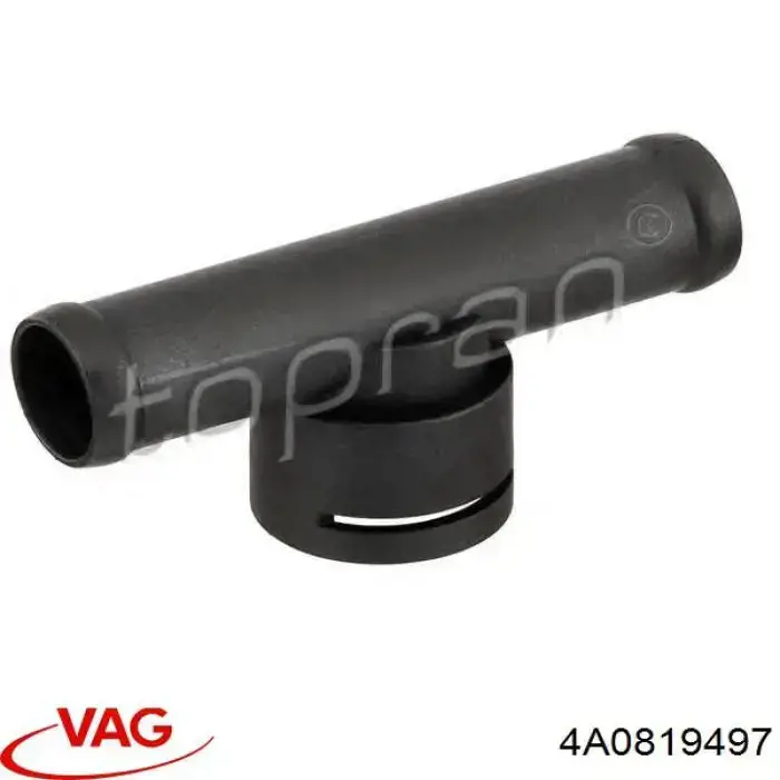 Comprar 4A0819497 VAG Brida del sistema de refrigeración (triple unión)