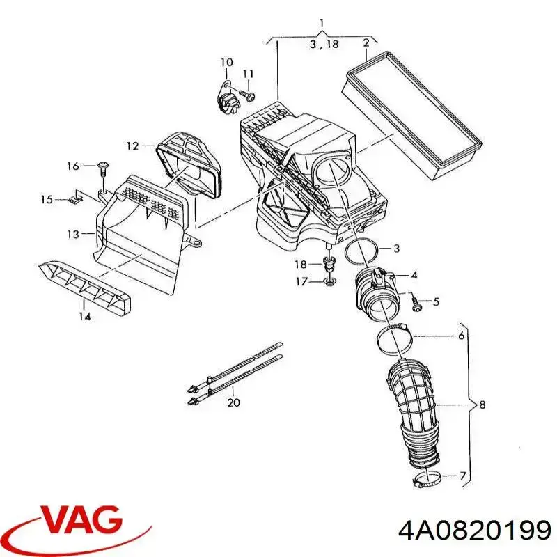 4A0820199 VAG