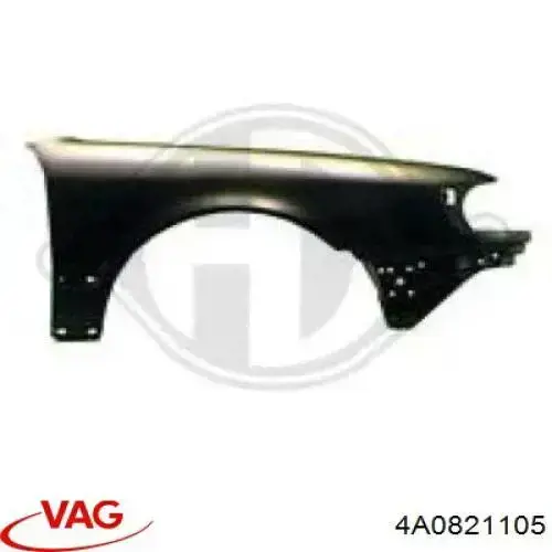 Comprar 4A0821105 VAG Aleta delantera izquierda