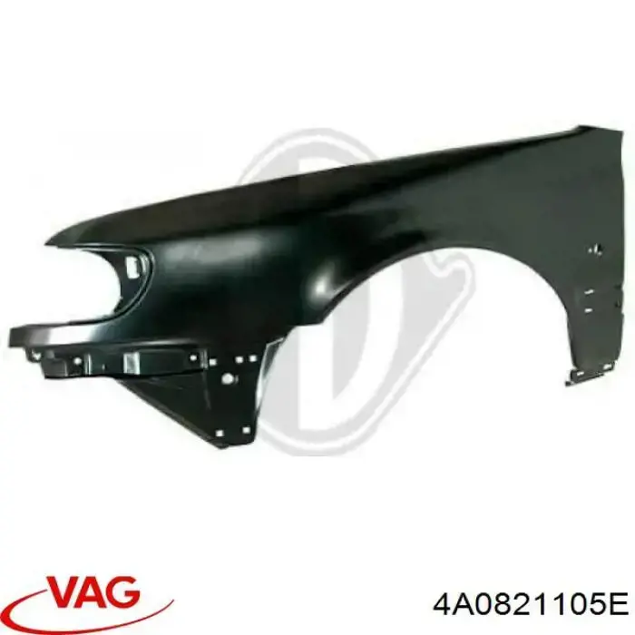 Comprar 4A0821105E VAG Aleta delantera izquierda