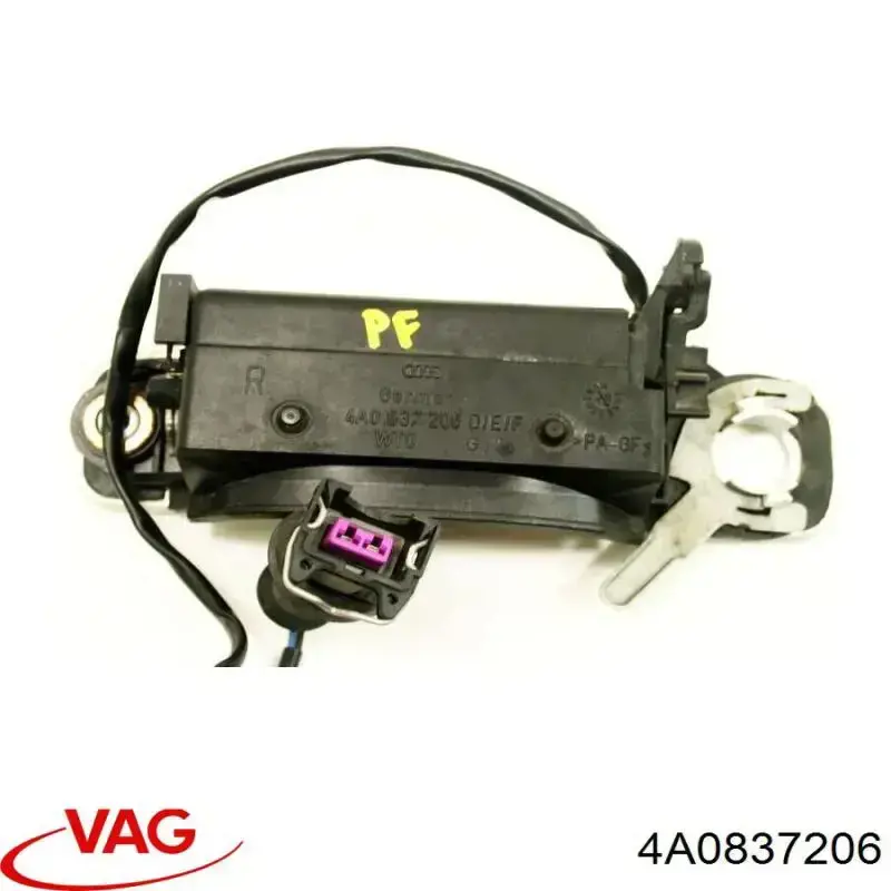 Manija exterior derecha de puerta delantera VAG 4A0837206 precio, desde 26,14 EUR