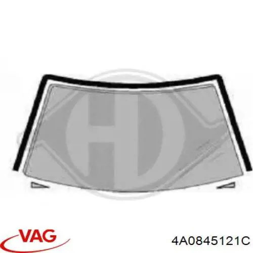 Comprar 4A0845121C VAG Junta de parabrisas