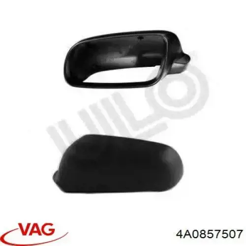 Cristal de espejo retrovisor exterior izquierdo 7M085752701C VAG
