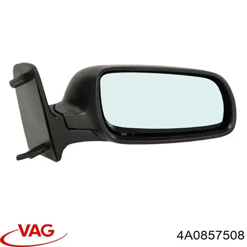 Cristal de espejo retrovisor derecho 7M1857522 VAG
