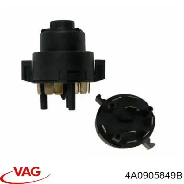 Comprar 4A0905849B VAG Interruptor de fin de carrera del cilindro de encendido