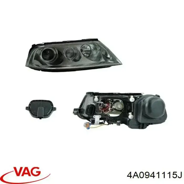 Cristal de faro izquierdo VAG 4A0941115J precio, desde 53,40 EUR