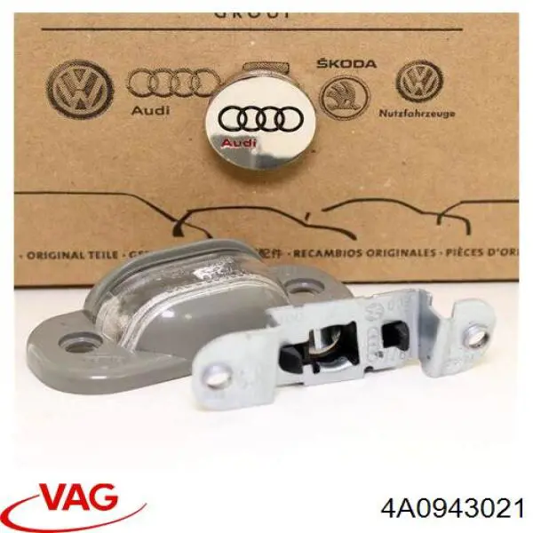 Lampara de matricula Audi 80 B4 sedán (8C2) (1991 - 1994) precio, desde 23,53 EUR