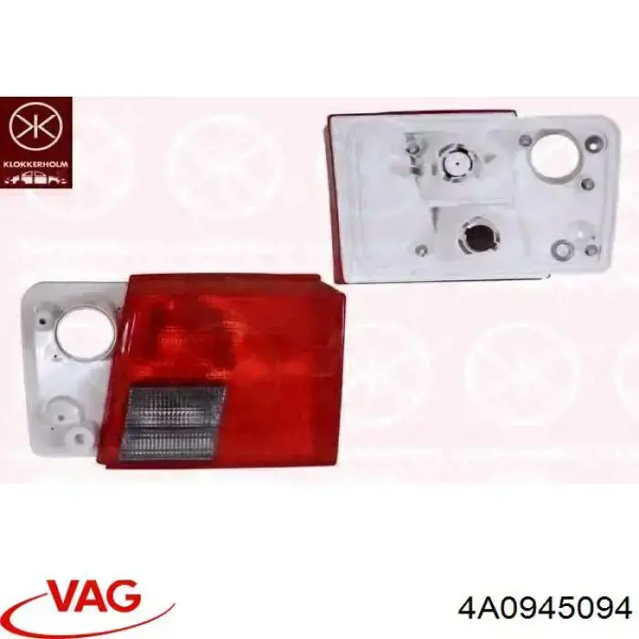 Piloto trasero interior derecho VAG 4A0945094 precio, desde 29,55 EUR