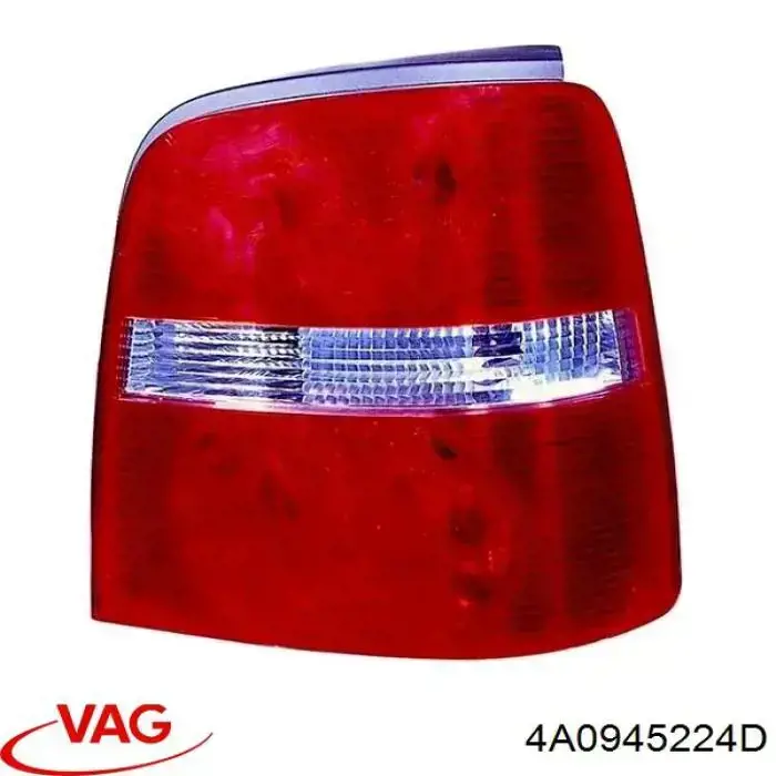4A0945224D VAG Piloto trasero interior derecho