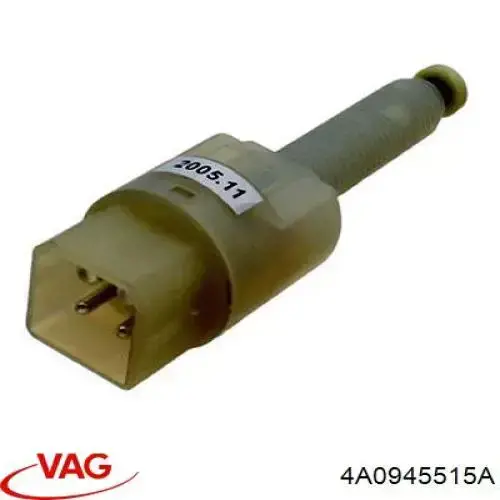 Interruptor de luz de freno 4A0945515A VAG