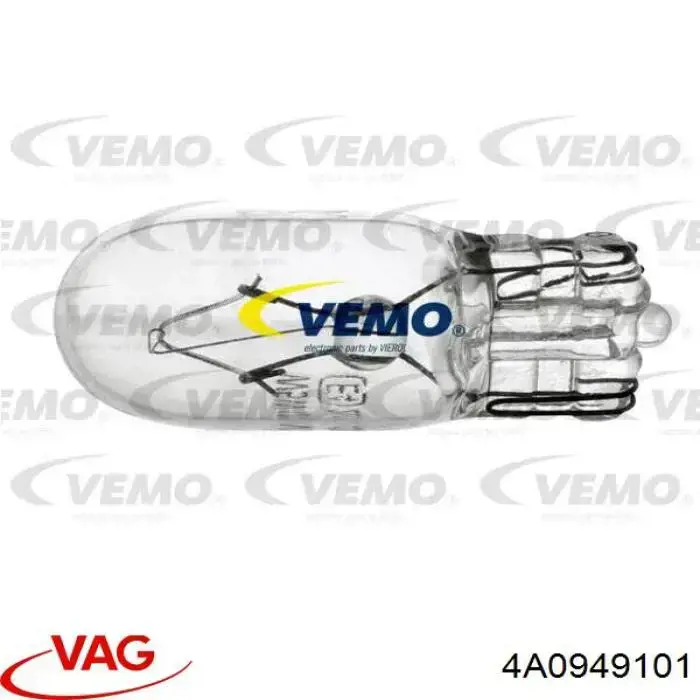 Luz intermitente de guardabarros 4A0949101 VAG