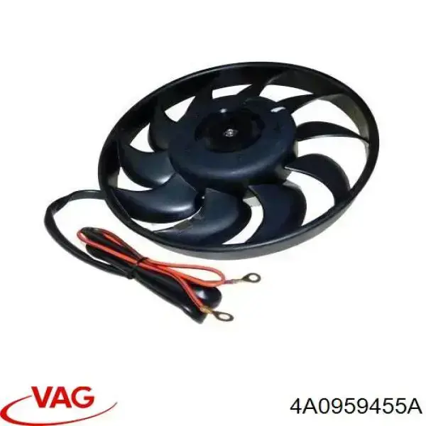 4A0959455A VAG Ventilador de refrigeración completo derecho (motor y hélice)