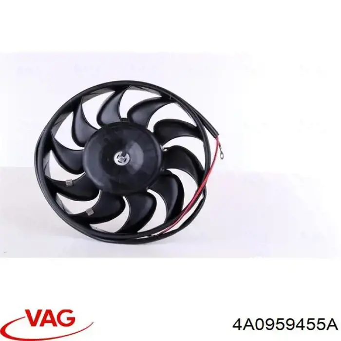 Ventilador de refrigeración completo derecho (motor y hélice) VAG 4A0959455A precio, desde 61,68 EUR